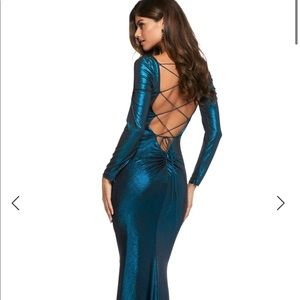 Sherri Hill Gold Metallic Formal